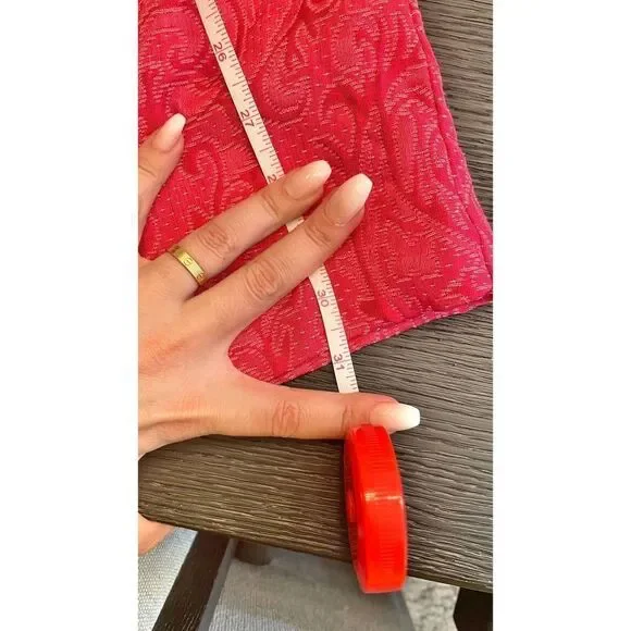 H&M Pink Lace Embroidered Flutter Sleeves Crewneck Flared Mini Dress US 4 - Picture 8 of 12